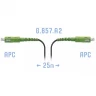 Патчкорд оптический FTTH SC/APC, кабель 604-02-01, 25 метров