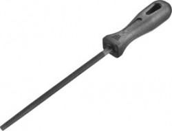 16705-15, Напильник СИБИН круглый с пластиковой рукояткой, 150мм