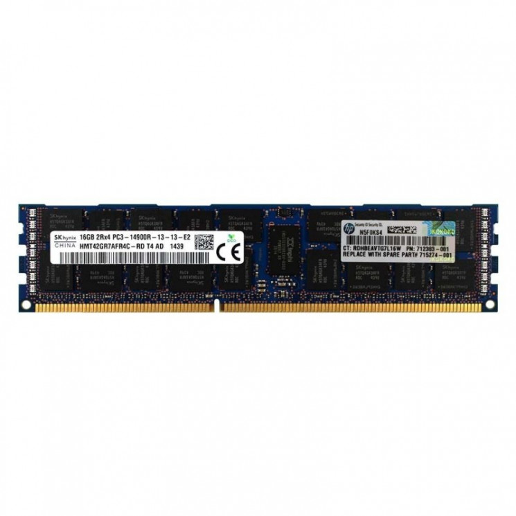 Модуль памяти HP 715274-001 16GB 2Rx4 PC3-14900R-13 REG-715274-001(NEW)