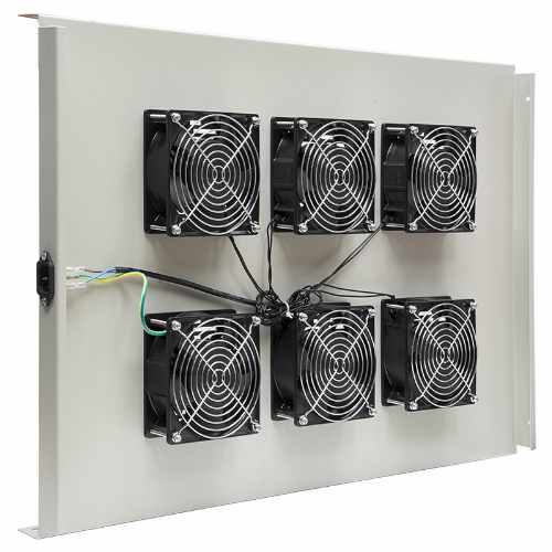 Полка вентиляторная, 6 вентиляторов 1000mm