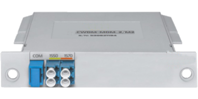 Мультиплексор CWDM одноволоконный 2-канальный, (trx:1550/1530, 1570/1510), в пластиковом слоте