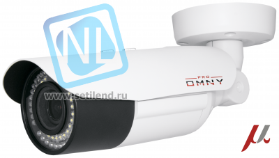 Проектная IP камера OMNY M5S2E 2812 уличная OMNY PRO серии Мира Старлайт. 2Мп/60кс, H.265, управл. IR, моториз.объектив 2.8-12мм, PoE, EasyMic