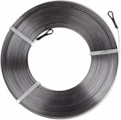 47-5030-6, Протяжка кабельная стальная плоская 30 м