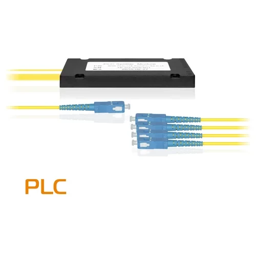 Делитель оптический планарный SNR-PLC-1x4, корпус, разъемы SC/UPC