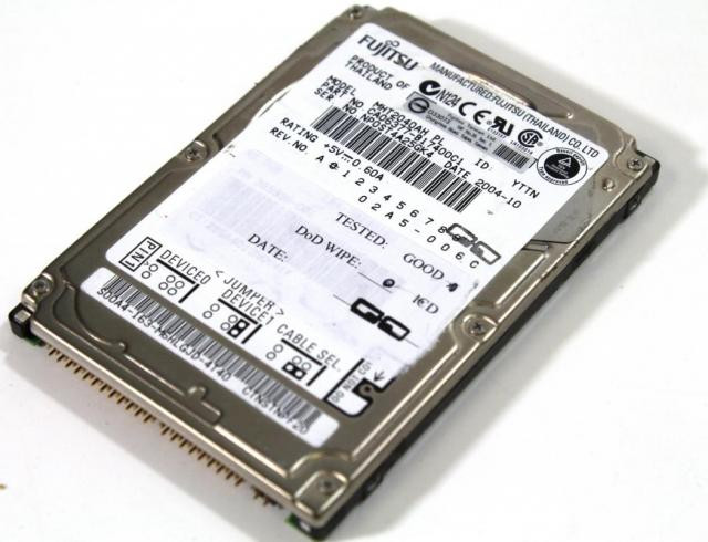Накопитель Fujitsu MHT2040AH IDE 40GB 5400RPM 8MB 2.5" HDD-MHT2040AH(NEW)