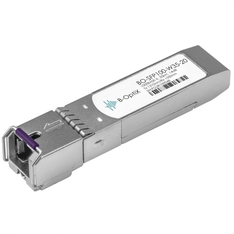 Модуль B-OptiX SFP WDM, дальность до 20км, 1310нм, 100Mb