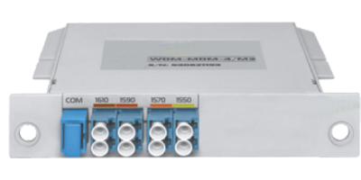 Мультиплексор CWDM одноволоконный 4-канальный (trx:1610-1550, 1470-1530), в пластиковом слоте