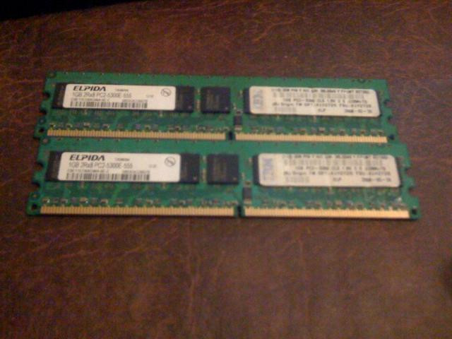 Модуль памяти IBM 41Y2728 1024Mb PC2-5300 ECC-41Y2728(NEW)