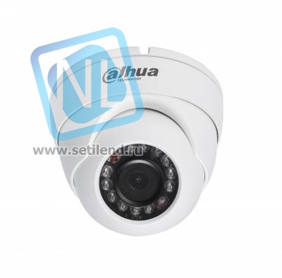 HDCVI купольная камера Dahua DH-HAC-HDW1000MP 720p, 3.6мм, ИК до 20м, 12В