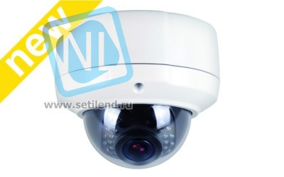 IP камера OMNY 444 PRO купольная вандалозащищенная 1080p, c ИК подсветкой, 2.8-12мм, PoE, подключение активного микрофона 12В