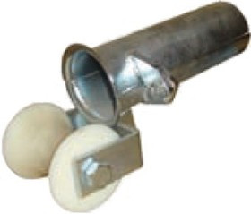 KM-103322, Katimex защитный кабельный ввод с роликом для крепления на трубе DN 150 (длина 140-165mm)