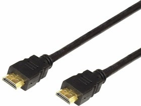 17-6204-6, Шнур HDMI - HDMI с фильтрами, длина 2 метра (GOLD) (PE пакет)