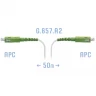 Патчкорд оптический FTTH SC/APC, кабель 604-02-01W, 50 метров
