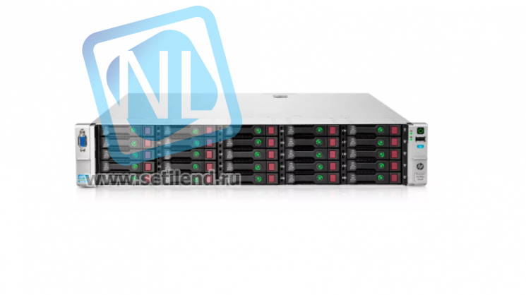 Сервер HP Proliant DL380p Gen8, процессор Intel Xeon 6C E5-2620, 16GB DRAM, 25SFF, P420i/1GB FBWC
