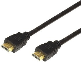 17-6205-6, Шнур HDMI - HDMI с фильтрами, длина 3 метра (GOLD) (PE пакет)