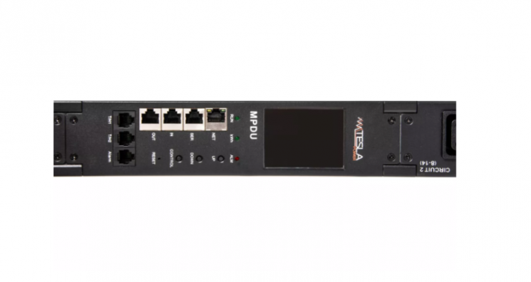 Блок розеток с функцией управления каждой розеткой серия STD, 36xC13, 6xC19, вход IEC60309 32A (2P+PE)