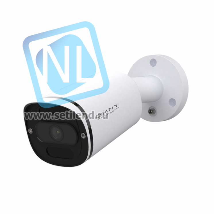 IP камера OMNY BASE miniBullet5EZ-WDU, буллет, 5Мп (2592x1944), 30к/с, 2.8-8мм мотор. объектив, EasyMic, 12В DC, 802.3af, ИК до 30м, WDR 120dB, USB2.0