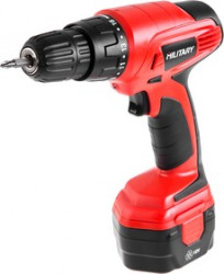 Аккум.дрель MILITARY CD12 12В 1x1.2Ач NiCd 10мм 0-550об/мин 13Нм коробка