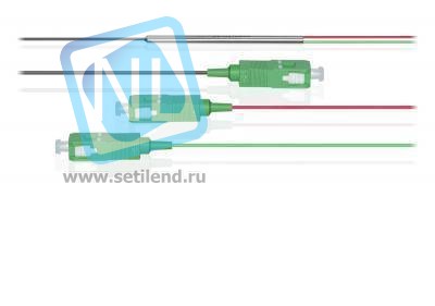 Делитель оптический бескорпусный трехоконный 1х2-35/65 SC/APC