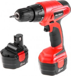 Аккум.дрель MILITARY CD14 14.4В 2x1.2Ач 10мм 0-550об/мин 15Нм зар.3-5ч, в коробке