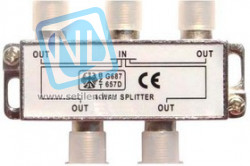 PL1107 -2500, Разветвитель (Сплиттер) антенный на 4 направления 5-2500 мгц