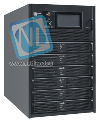 Шасси модульного источника бесперебойного питания 150 кВА/150 кВт серии СМ, 6 слотов для силовых модулей 25 кВА/25 кВт (SNR-UPS-ONRT-150-25CMX33)