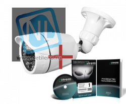 IP камера видеонаблюдения OMNY серия BASE miniBullet уличная 1.0Мп, 3.6мм,12В,POE, ИК c ПО Линия в комплекте