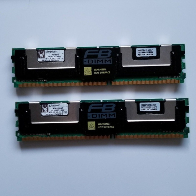 Модуль памяти Kingston KTM5780/4G 4GB 2X2GB DDR2-667 FBD KIT-KTM5780/4G(NEW)