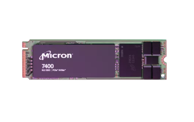 Накопитель SSD Micron 7400 PRO, PCIe M.2, 3D TLC, 3840Gb
