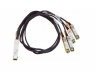 Кабель Cisco QSFP-4SFP25G-CU1M