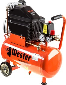 Компрессор WESTER W 024--180 OLC поршневой масляный, 1800 Вт, 260л/мин, 8бар