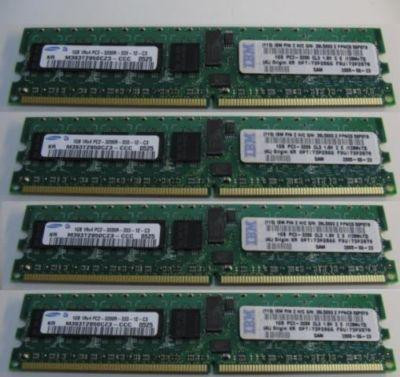 Модуль памяти IBM 38L5093 1GB PC2-3200 1GB ECC DDR2 Chipkill SDRAM RDIMM-38L5093(NEW)