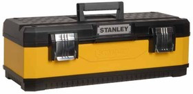 ST-1-95-614, ЯЩИК ДЛЯ ИНСТРУМЕНТА "STANLEY" МЕТАЛЛОПЛАСТМАССОВЫЙ ЖЕЛТЫЙ (26080) 26" / 66,2 x 29,3 x 22,2CM