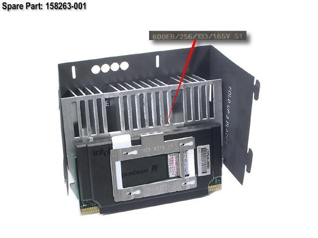 Процессор HP 158263-001 Intel Pentium III 600MHz (Coppermine, 133MHz, 256KB L2 cache, SECC-2) (600EB)-158263-001(NEW)
