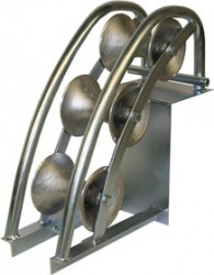 KM-105002, Katimex угловой вертикальный кабельный ролик для кабеля max ø120мм (700×380×210мм)