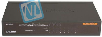 Коммутатор D-Link DES-1008P