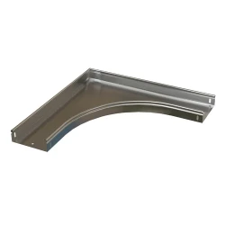 Угол 90° горизонтальный плавный 100x50 R100-0,8 мм