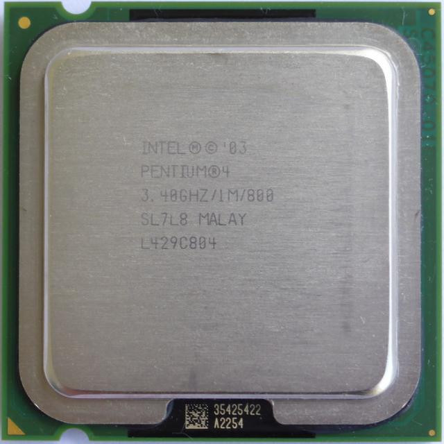 Процессор Intel BX80547PG3400EM Pentium IV HT 3400Mhz (1024/800/1.385v)-BX80547PG3400EM(NEW)