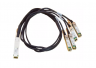 Кабель оптический Cisco QSFP-4SFP25G-CU2M