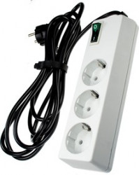 У1-3В-3.0, Удлинитель0 16А 3500Вт ПВС3х1,0 3,0м