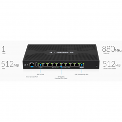 Маршрутизатор Ubiquiti 10-Port EdgeRouter 10X