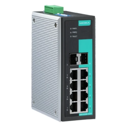 Коммутатор 6 x 10/100/1000BaseTX, 2 x Combo Gigabit (10/100/1000BaseTX или 100/1000BaseSFP) MOXA