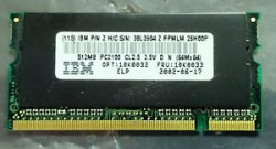 Модуль памяти IBM 38L3904 512MB PC2100 DDR 266MHz PC-2100 Sodimm-38L3904(NEW)