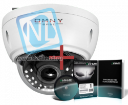 IP камера видеонаблюдения OMNY серия BASE ViDo1 купольная 1.3Мп 2.8-12мм, 12В/PoE, ИК до 20м, EasyMic c ПО Линия в комплекте