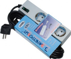 У1-3В-5.0, Удлинитель0 16А 3500Вт ПВС3х1,0 5,0м