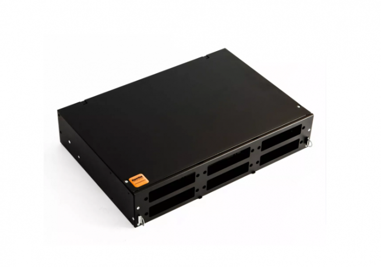 Бокс оптический универсальный 19" выдвижной, с полкой, от 8 до 48 портов (SC, duplex LC, ST, FC), со сплайс пластиной