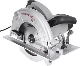 Пила циркулярная ИНТЕРСКОЛ ДП-190/1600М (97.1.1.20) 1600Вт 4800об/мин круг 190x20мм гл.пропила 65мм