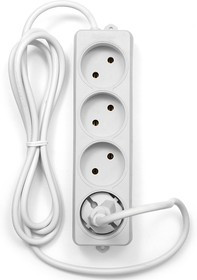 2006296, Удлинитель Гарнизон 4 розетки допустимый ток 10А, длина 3м.