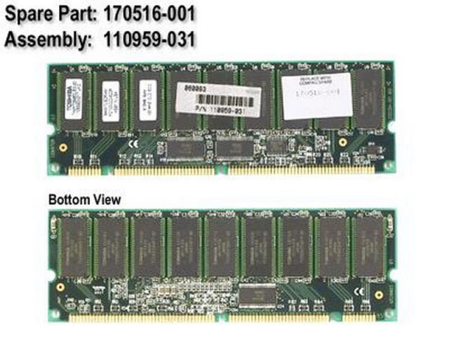 Модуль памяти HP 170516-001 Compaq 512MB SDRAM CL3 (128MB)-170516-001(NEW)