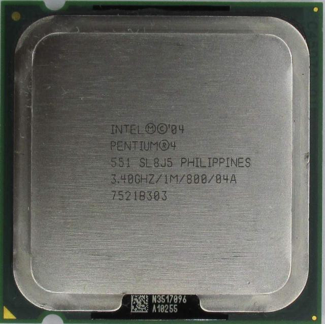Процессор Intel SL8J5 Pentium IV HT 3400Mhz (1024/800/1.385v)-SL8J5(NEW)